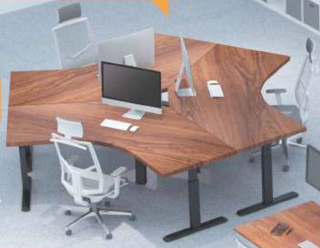 Height adjustable table (120 degrees)