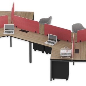 Workstation (6pax 120degree x 2 sets)