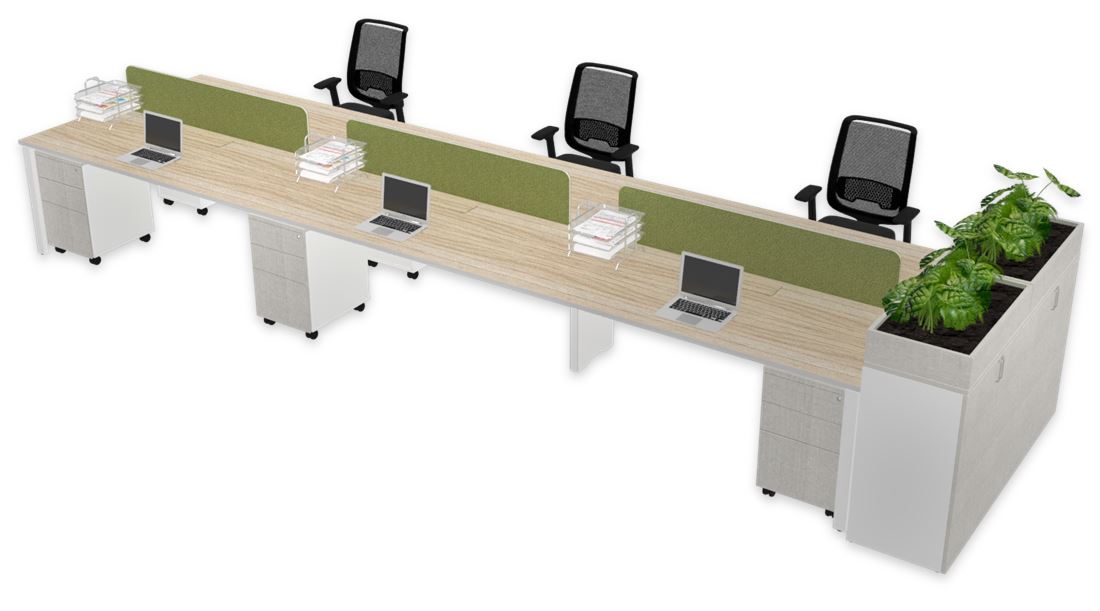 Workstations (6 pax rectangular)