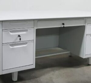 B6030N Double Pedestal Metal Desk