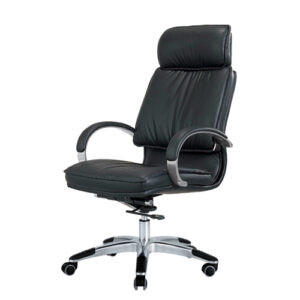 D-011A High Back Half Leather Chair
