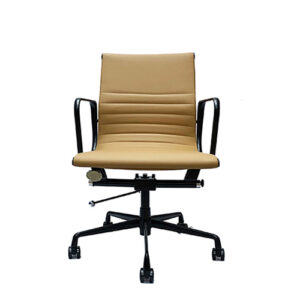D-092B Mid Back Synthetic Leather Chair
