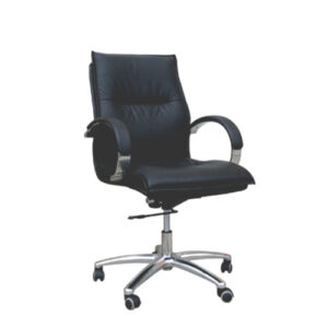 D-883B Midback Leather Chair