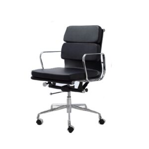 M-EPRepM Midback Leather Chair