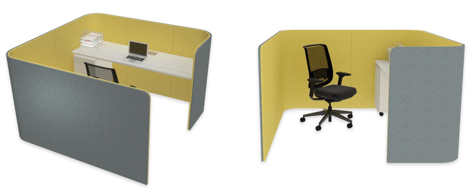 Rectangular Workstation (Single pax enclosed)